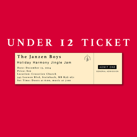 KIDS TICKET - 1 Ticket to Holiday Harmony Jingle Jam in Steinbach - Friday, December 13th